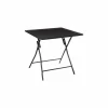 Plooitafels|Plooitafel 80x80cm zwart