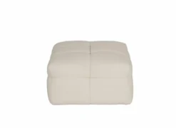 Poefs & Voetenbankjes|Poef Bubble 109x74x41cm - stof - wit