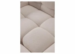 Poefs & Voetenbankjes|Poef Bubble 109x74x41cm - stof - wit