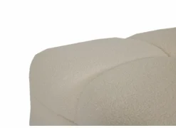 Poefs & Voetenbankjes|Poef Bubble 109x74x41cm - stof - wit