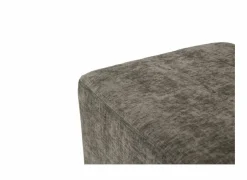 Poefs & Voetenbankjes|Poef Daddy 41x41cm - ribfluweel - donkergrijs