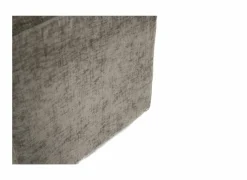 Poefs & Voetenbankjes|Poef Daddy 41x41cm - ribfluweel - donkergrijs