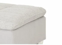 Poefs & Voetenbankjes|Poef Genua 103x82x48cm - stof - grijs