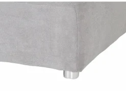 Poef Gulliver 126x126x41cm - stof - grijs- Poefs & Voetenbankjes