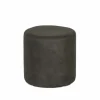 Poefs & Voetenbankjes|Poef Lofoten Ø38cm stof grijs