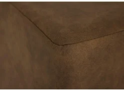 Poef Lofoten 46x46cm stof cognac- Poefs & Voetenbankjes