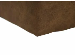 Poef Lofoten 46x46cm stof cognac- Poefs & Voetenbankjes