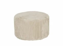 Poefs & Voetenbankjes|Poef Maiden Ø59cm - corduroy - cream
