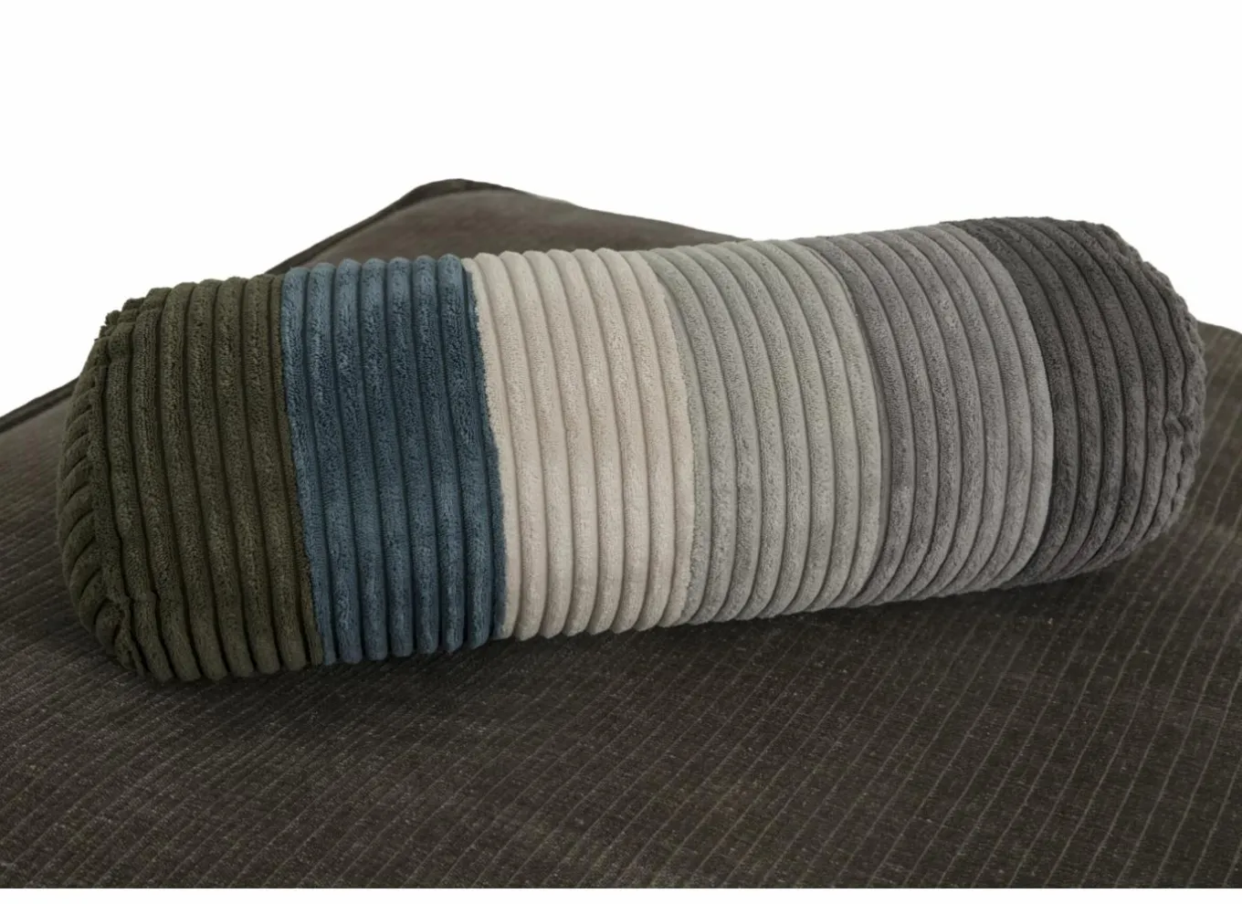 Poefs & Voetenbankjes|Poef Marlon 105x105x51cm - stof - bruin