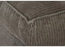 Poefs & Voetenbankjes|Poef Marlon 105x105x51cm - stof - bruin