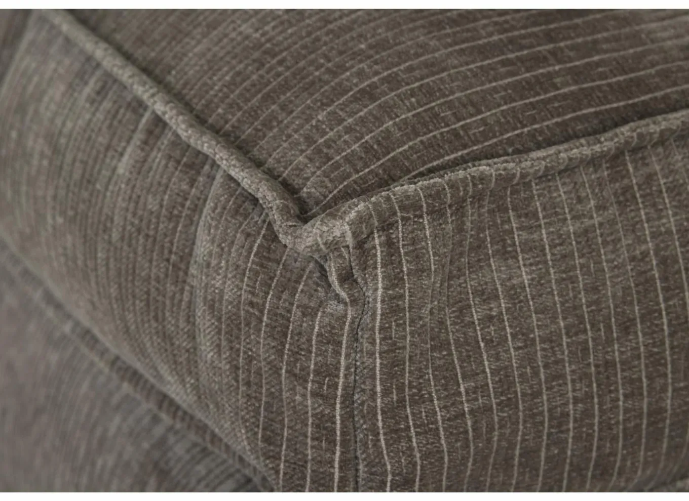 Poefs & Voetenbankjes|Poef Marlon 105x105x51cm - stof - bruin