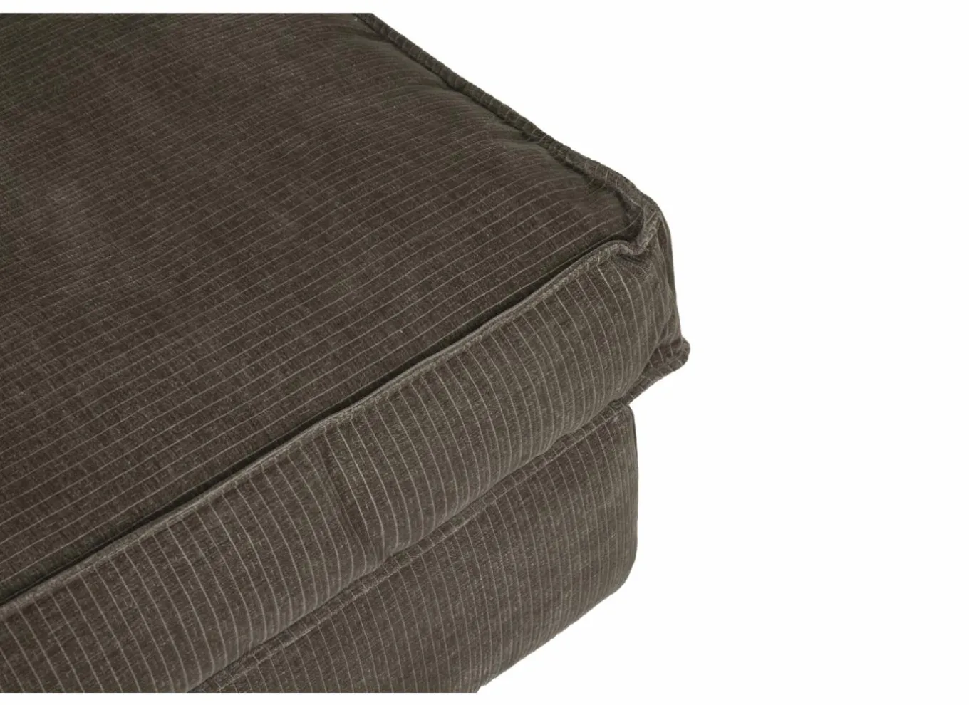 Poefs & Voetenbankjes|Poef Marlon 105x105x51cm - stof - bruin