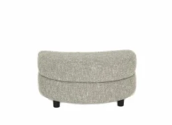 Poef Nest 91x60x42cm - stof - frost- Poefs & Voetenbankjes