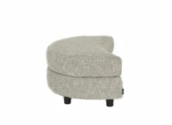 Poef Nest 91x60x42cm - stof - frost- Poefs & Voetenbankjes