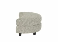 Poef Nest 91x60x42cm - stof - frost- Poefs & Voetenbankjes