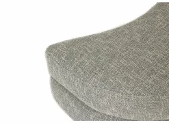 Poef Nest 91x60x42cm - stof - frost- Poefs & Voetenbankjes