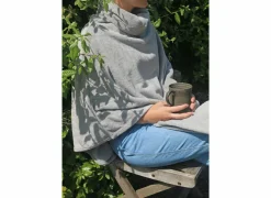 Energie Besparen|Poncho'S|Poncho Antwerpen 80x80cm microvezel pastelgrijs