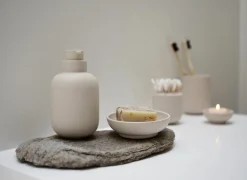 Zone Divers|Pot met Deksel Ø10x7,5cm - keramiek - zand