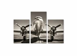 Kaders & Prints|Print op canvas Aviation  120x80cm, set van 3