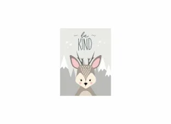Print op canvas Be Kind 30x40cm- Kaders & Prints