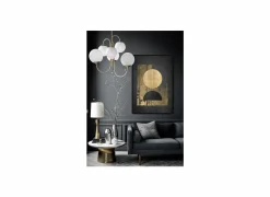 Print op canvas Luna Piena 60x90cm - zwart goud- Andere Wanddecoratie|Kaders & Prints