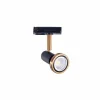 Railverlichting Spot monofase zwart/brons 50W GU10- Railverlichting