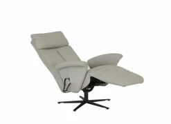 Relaxzetels|Relaxzetel 7804 elektrisch - leder - grijs