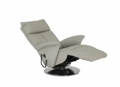 Relaxzetels|Relaxzetel 7804 elektrisch - leder - grijs