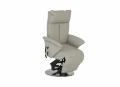 Relaxzetels|Relaxzetel 7804 elektrisch - leder - grijs