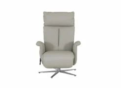 Relaxzetel 7804 elektrisch - leder - grijs- Relaxzetels