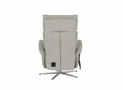 Relaxzetel 7804 elektrisch - leder - grijs- Relaxzetels