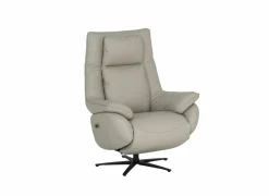 Relaxzetel A1167  elektrisch - stof - zilver- Relaxzetels