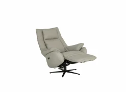 Relaxzetel A1167  elektrisch - stof - zilver- Relaxzetels