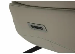 Relaxzetel A1167  elektrisch - stof - zilver- Relaxzetels