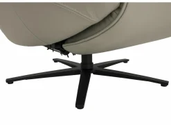 Relaxzetel A1167  elektrisch - stof - zilver- Relaxzetels