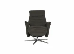 Relaxzetel Adamello elekrisch leder en lederlook bruin- Relaxzetels