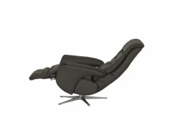 Relaxzetel Adamello elekrisch leder en lederlook bruin- Relaxzetels