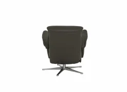 Relaxzetel Adamello elekrisch leder en lederlook bruin- Relaxzetels