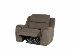 Relaxzetels|Zetels|Relaxzetel Cluny stof - bruingrijs met relax