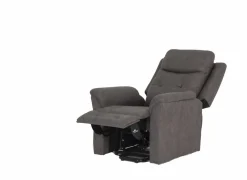 Relaxzetel Cosima elektrisch - stof - grijs- Relaxzetels