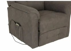 Relaxzetel Cosima elektrisch - stof - grijs- Relaxzetels