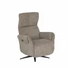 Relaxzetels|Relaxzetel Cult elektrisch - stof - khaki met stroomkabel en massagefunctie