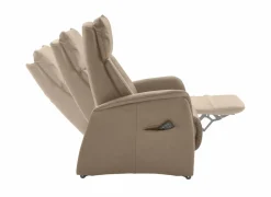 Relaxzetels|Relaxzetel EC22138  elektrisch - leder - belvita pearl met opstahulp en hartbalansfunctie
