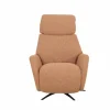 Relaxzetels|Relaxzetel Harp TVCHU  elektrisch - stof - burnt orange met 2 motoren