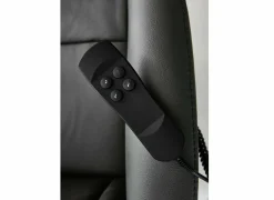 Relaxzetels|Relaxzetel Hukla elektrisch - leder - antraciet met 2 motoren