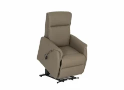 Relaxzetels|Relaxzetel Pope elektrisch - lederlook - earth