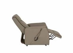 Relaxzetels|Relaxzetel Pope elektrisch - lederlook - earth