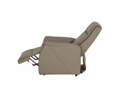 Relaxzetels|Relaxzetel Pope elektrisch - lederlook - earth