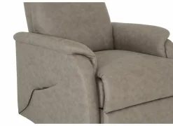 Relaxzetels|Relaxzetel Power elektrisch - stof - grijs