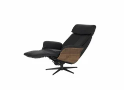 Relaxzetel Relax 7602 elektrisch - leder - zwart- Relaxzetels